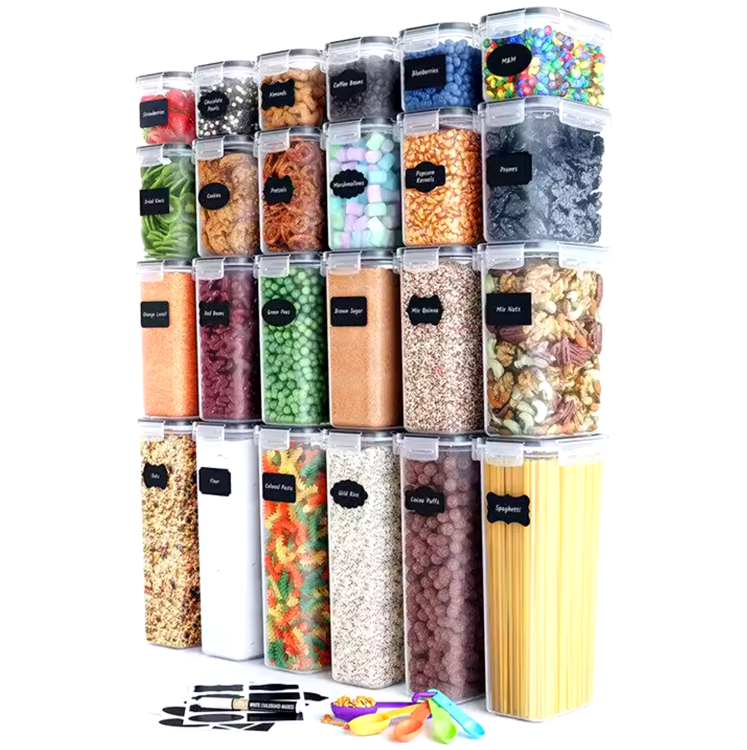 Pantry Container Set - 24 Pieces